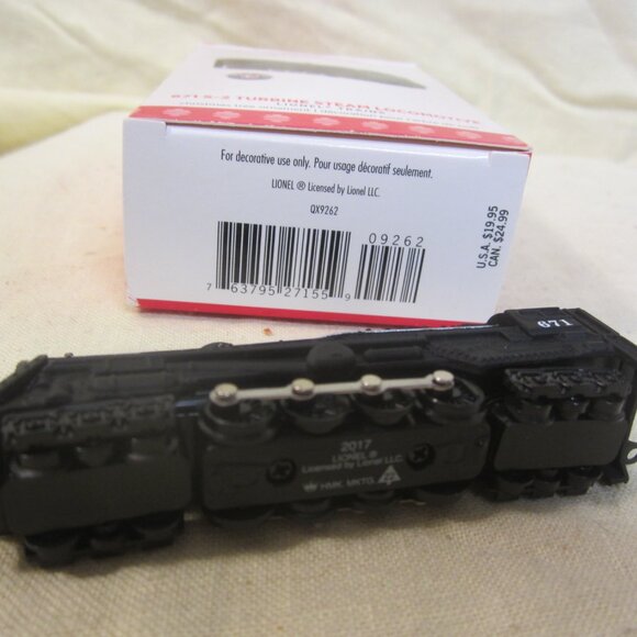 2017 HALLMARK KEEPSAKE, 671 S-2 TURBINE STEAM LOCOMOTIVE, ORNAMENT $14 Details C - Picture 8 of 8